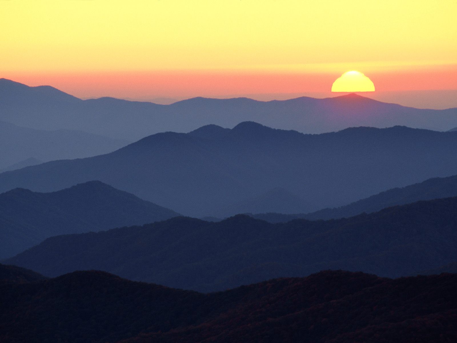 Great Smoky Mountains at Sunset, Tennessee.jpg