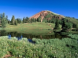 Alpine Tarn and Mount Belleview, Paradise Divide, Colorado.jpg