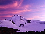 Crescent Moon Over Mount Baker at Sunset, Washington.jpg