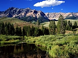 Reflections in Beaver Pond, Boulder Mountains, Idaho.jpg